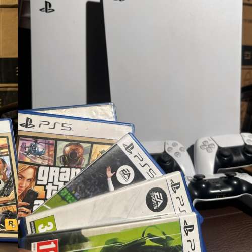 Sony PlayStation 5 Disc Edition PS5 1TB Console CFI-2015 w/ Controller & Cords
