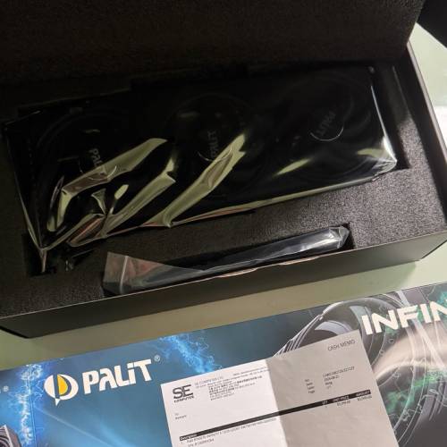 全新未開封有保養 Palit RTX 5070 infinity 3 12GB GDDR7