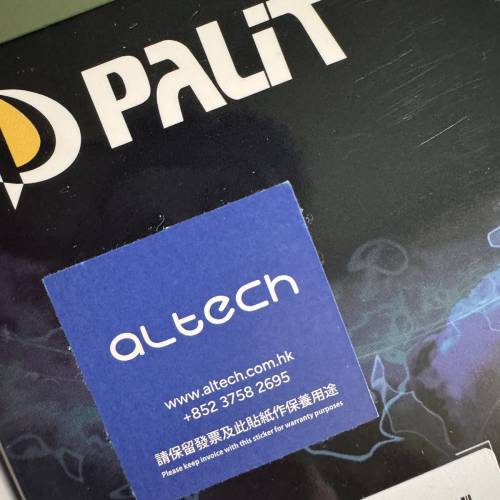 全新未開封有保養 Palit RTX 5070 infinity 3 12GB GDDR7