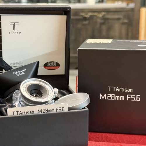 TTArtisan 28mm F5.6 for Leica M Mount full packing