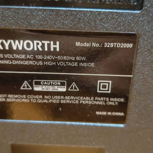 SKYWORTH 電視機 32STD2000