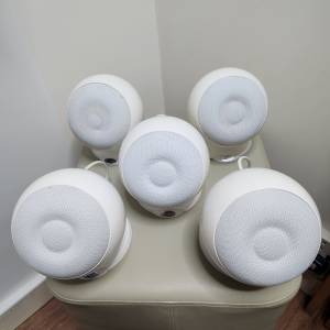 Cabasse Eole2 白色球體喇叭5隻 家庭影院 HomeTheater