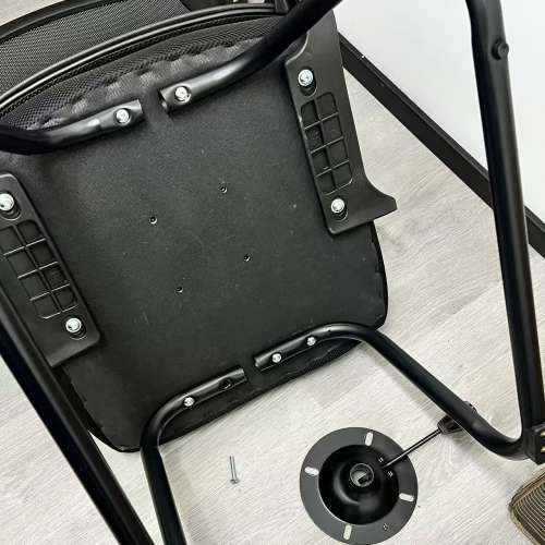 透氣網布電腦椅｜滾輪可轉可移｜升降調節｜家用/辦公都岩用 (免費送U型固定腳架)