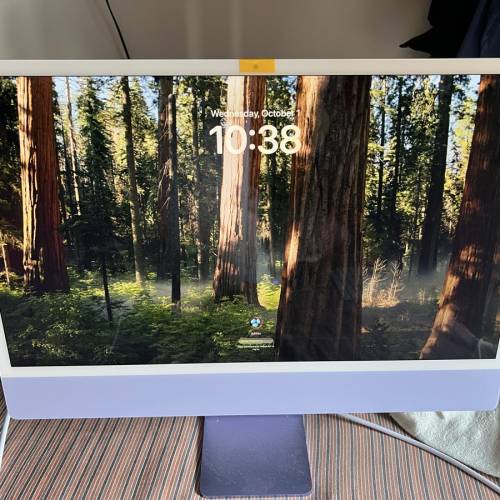 （螢幕有小缺陷，請看清楚描述。）Apple iMac M1 24吋 2021
