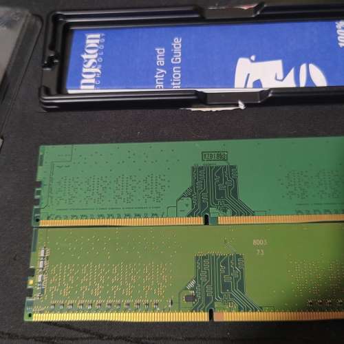 Desktop Ram Kingston 8GBx2 DDR4 2400 共16GB