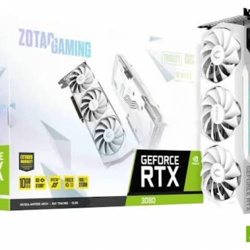 放售 ZOTAC GAMING GeForce RTX 3080 Trinity OC White Edition