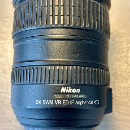 Nikon AF-S Nikkor 18-200mm VR 1:3.5-5.6 ED IF Aspherical 72mm 天涯鏡￼