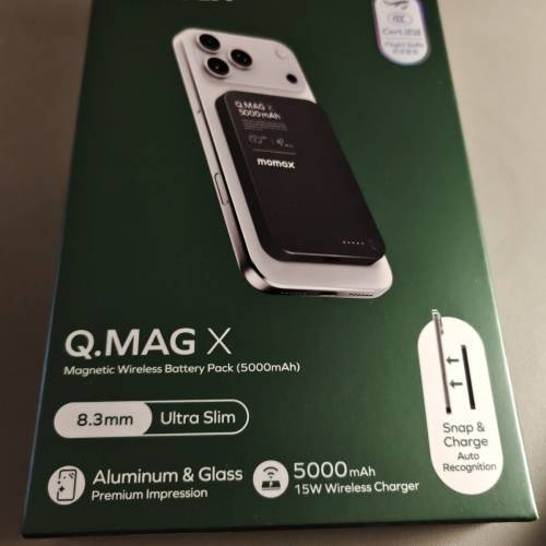 Momax Q.MAG X Magnetic Wireless Battery Pack 5000mAh