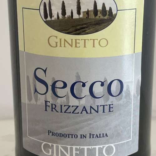 GINETTO Secco Frizzante 氣泡酒