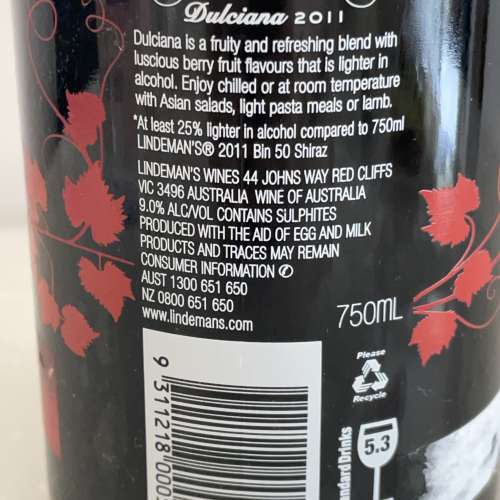 Lindeman's Sweet Seasons Dulciana Red 甜紅酒