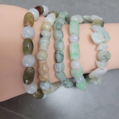 天然緬甸翡翠A貨特色手串