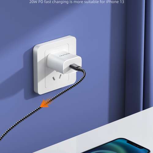 4 in 1 Awei multi Charging Cable -Braided USB to Lightning / Type-C Cable Black