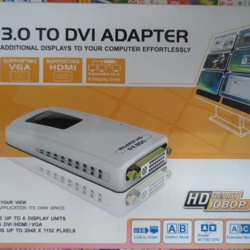 Usb 3外置式顯示卡