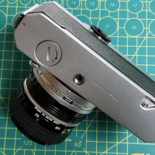 Nikon Nikomat FTN + Nikon 35mm f2.8 non ai