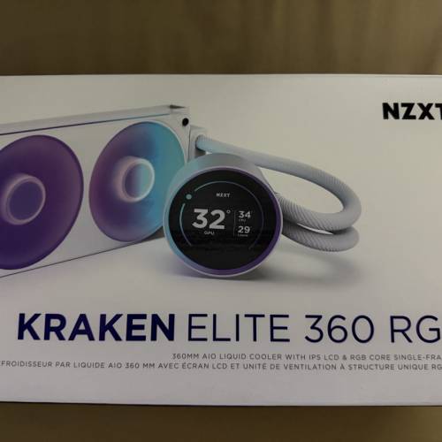 NZXT Kraken Elite 360 RGB V2 White 水冷
