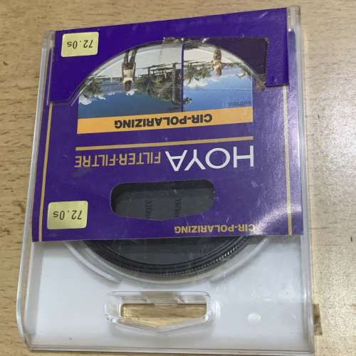 Hoya 72mm PL 全新Filter 99新 清晰冇花