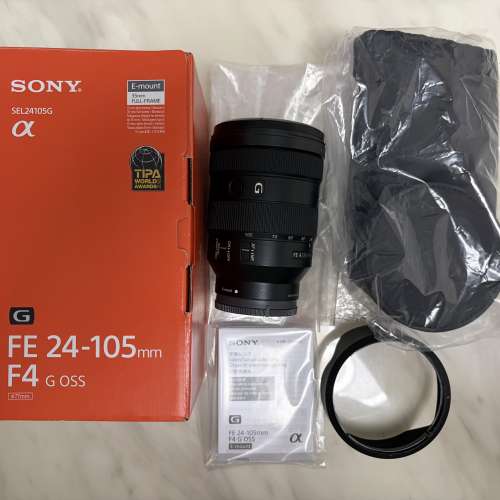 [行貨全齊配件] Sony FE 24-105mm F4 G OSS SEL24105G
