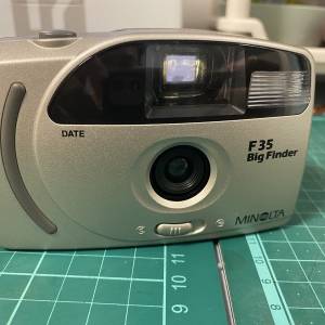 Minolta F35 Big Finder 菲林相機/底片相機 Point and Shoot FilmCamera附送原裝皮袋