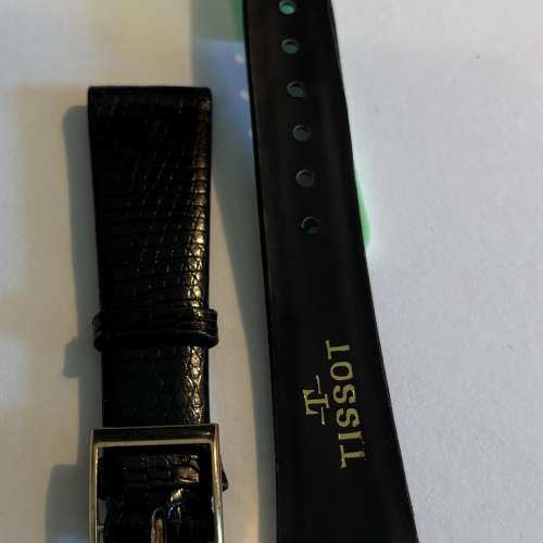 Tissot 天梭包金日字扣皮帶