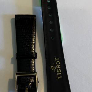 Tissot 天梭包金日字扣皮帶