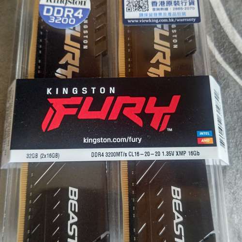 Kingston ddr4 16gx2 32G