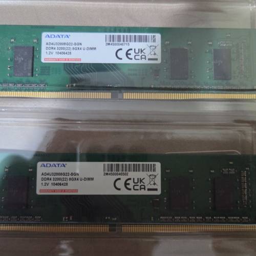 ADATA Premier 3200MHz 8GB X 2 C22