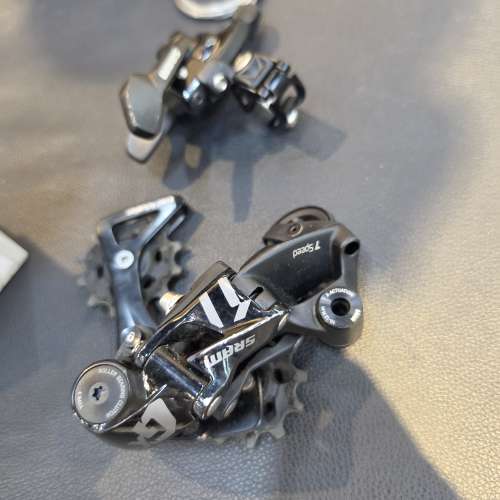 SRAM X4 7速 後變速器 及 7速波撥 及 7速飛輪