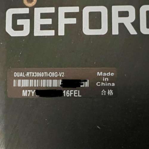 Asus 3060 Ti 8gb