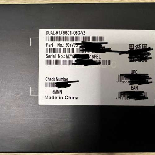 Asus 3060 Ti 8gb