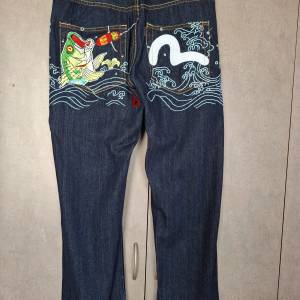 Evisu jeans 刺繡牛仔衭