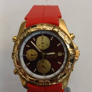 Vintage Seiko 7T32-6B80 Red-Dial Alarm Chronograph
