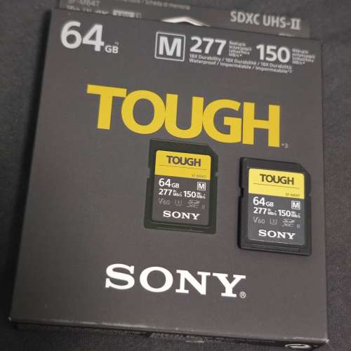 Sony Tough SDXC UHS-II 64GB SD 記憶卡
