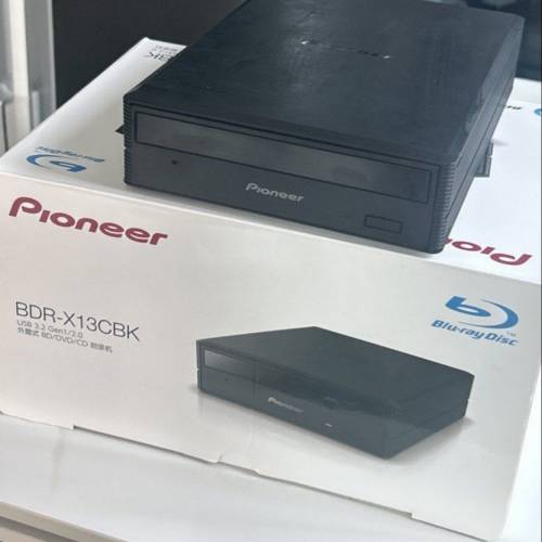 95%新 Pioneer BDR-X13CBK 外置藍光燒錄機 (少用/全包裝配件全齊/USB線全新未拆)