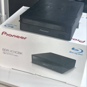 95%新 Pioneer BDR-X13CBK 外置藍光燒錄機 (少用/全包裝配件全齊/USB線全新未拆)