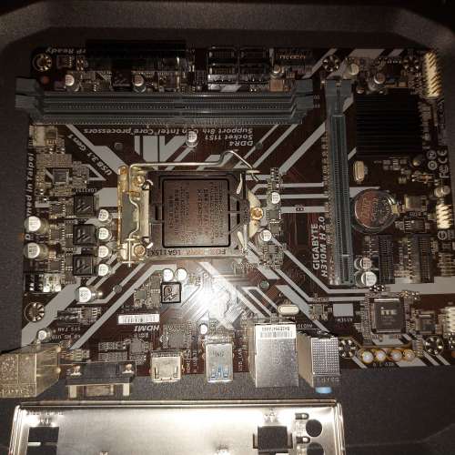 Gigabyte socket 1151 H310M H 2.0 mATX Motherboard with I/O Shield Only