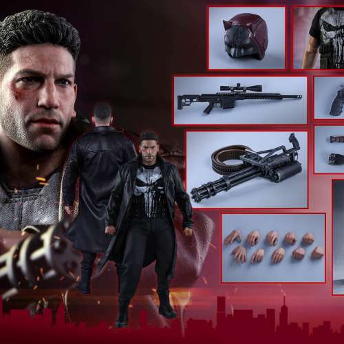 Hot Toys 1/6 TMS 04 Marvel 復仇王 Punisher Daredevil
