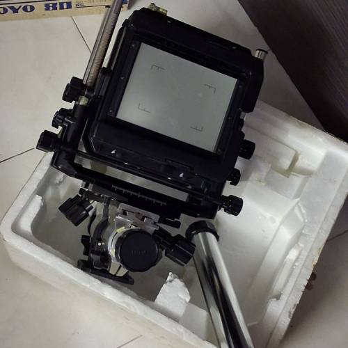Toyo view 45G 有盒送原廠遮光罩及正像觀景器