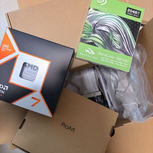 電競電腦組合 AMD 9800X3D + RTX 5070 Ti 16G / 32G DDR5 / 2TB SSD 極新機況