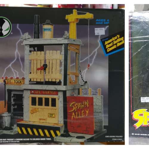 再生俠 Todd&rsquo;s Toys Spawn Alley Action Playset / McFarlane Toys Spawn Mega Fi...