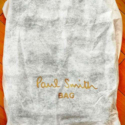 The Paul Smith Black Nylon Men's Backpack (Model 1209)  黑色 尼龍皮革 背囊
