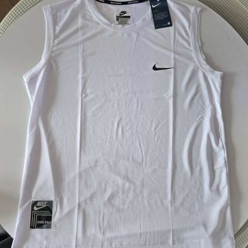 新品, NIKE T-shirt, XL, 白色, 正品