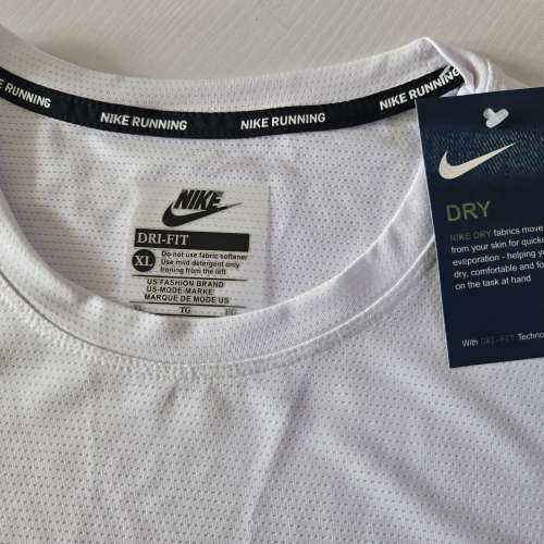新品, NIKE T-shirt, XL, 白色, 正品