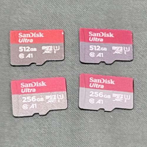 SanDisk Ultra 512GB & 256GB microSD Cards
