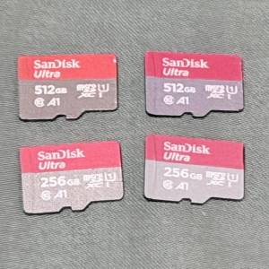 SanDisk Ultra 512GB & 256GB microSD Cards
