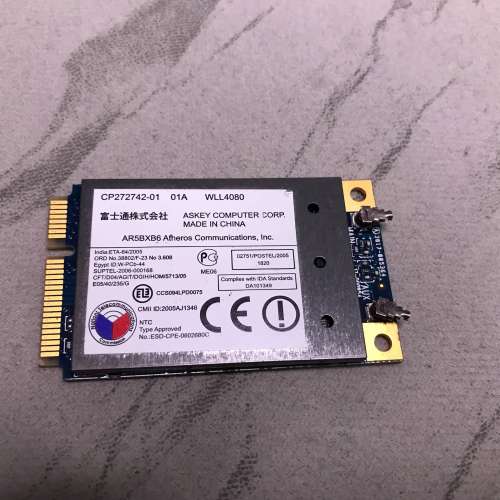 🛜 Atheros AR5BXB6 (model AR5424) wireless network card USED Wi-Fi 卡 網絡 配...