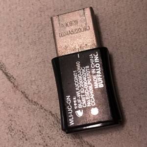 🛜 BUFFALO AirStation N-Technology Wireless-N150 USB2 Adapter (WLI-UC-GN) USED