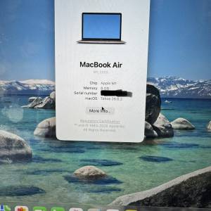 MACBOOK AIR 13 M1 外觀有花 256GB
