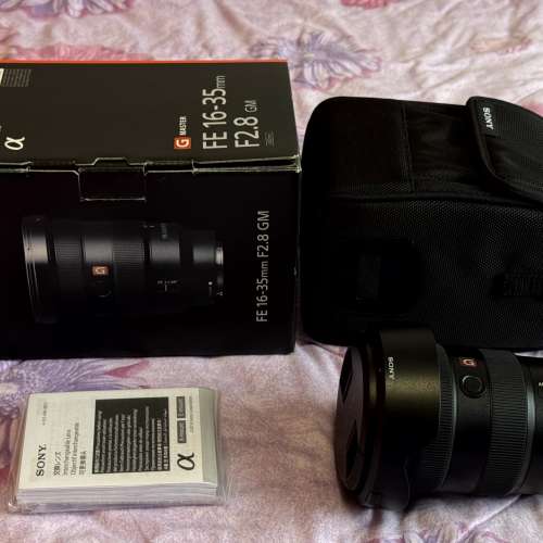 二手 98成新Sony FE 16-35mm F2.8 GM第一代 (SEL1635GM) 鏡頭