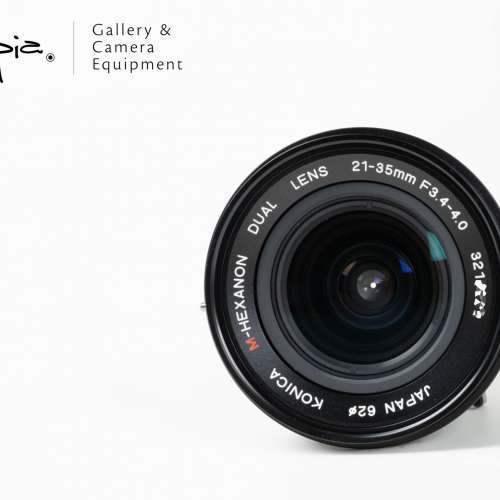 || Konica M-Hexanon Dual Lens 21-35mm F3.4-4 with packing ||