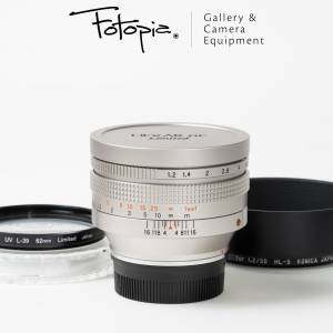 || Konica M-Hexanon 50mm F1.2 Limited / Prototype with hood & filter ||